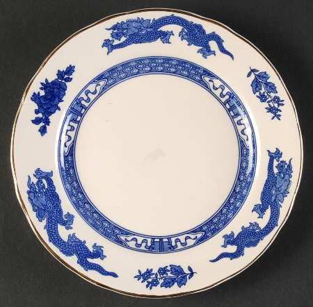 Dragon (Gold Trim) Bread & Butter Plate