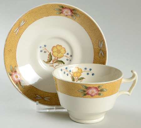 ROC4 Footed Cup & Saucer Set