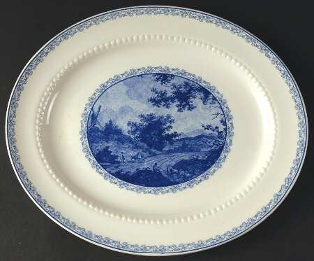 Scenario 12" Oval Serving Platter