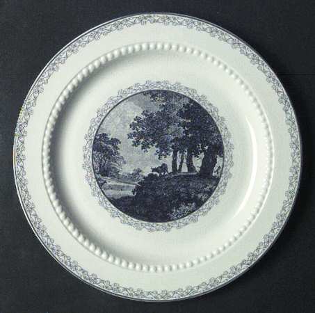 Scenario Black Salad Plate