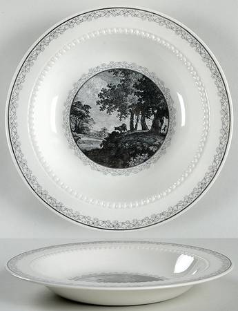 Scenario Black Rim Soup Bowl