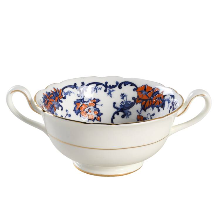 Shangri La Footed Cream Soup Bowl