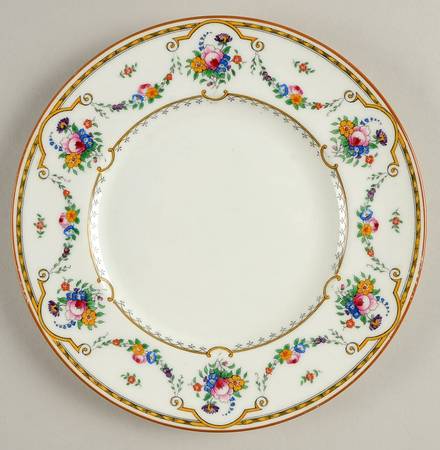 Sledmere (White Background) Salad Plate