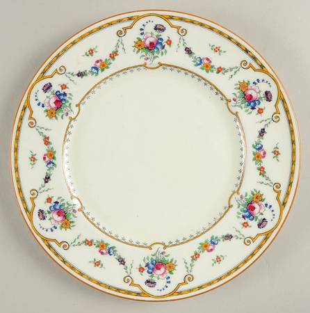 Sledmere (White Background) Luncheon Plate