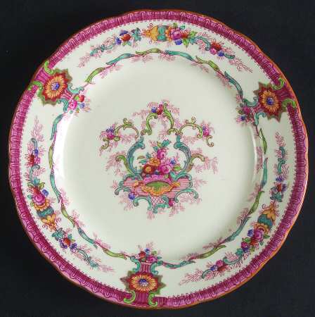 Souvenir Pink Bread & Butter Plate