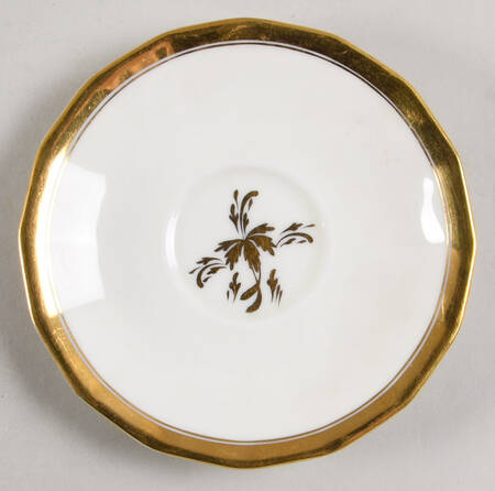Tea Leaf Saucer for Bouillon Cup by Royal Cauldon