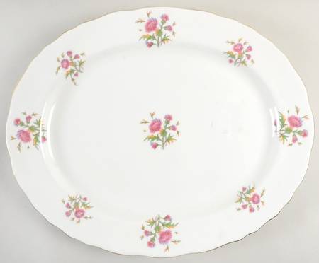 Thistle 17" Oval Serving Platter