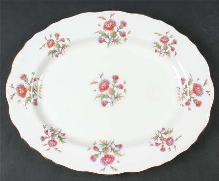 Thistle 12" Oval Serving Platter