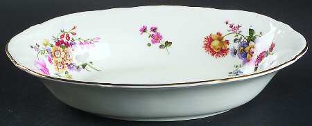 Marita 9" Oval Vegetable Bowl