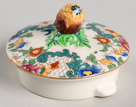 Victoria (Scalloped, Gold Trim) Lid for Teapot