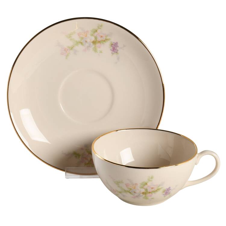 Appleblossom Flat Cup & Saucer Set