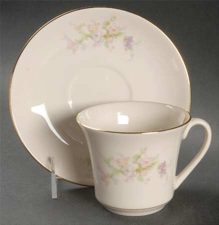Appleblossom Footed Cup & Saucer Set