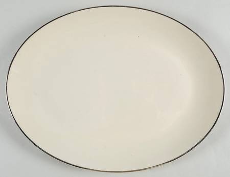 Simplicity Platinum 14" Oval Serving Platter