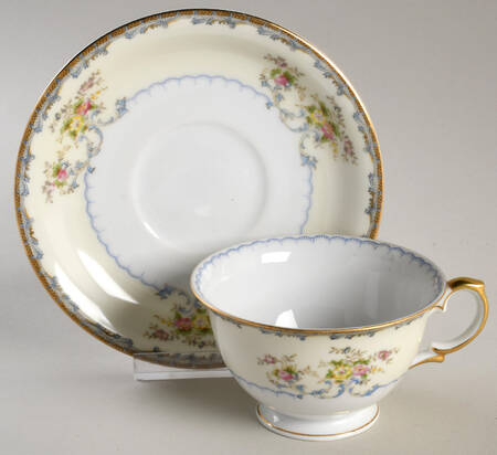 Adams Footed Cup & Saucer Set