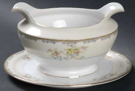 Adams Gravy Boat with Attached Underplate