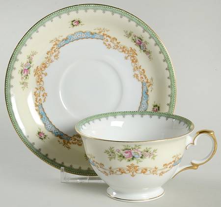 Easton Footed Cup & Saucer Set