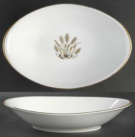 Golden Harvest 11" Oval Vegetable Bowl