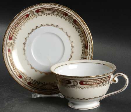 Marion Footed Cup & Saucer Set