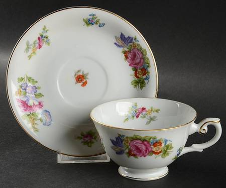 Monte Carlo Footed Cup & Saucer Set