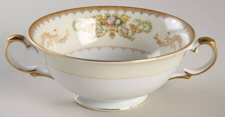 Pueblo Footed Cream Soup Bowl