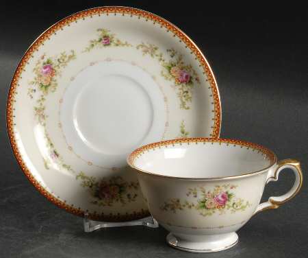 Racine Footed Cup & Saucer Set