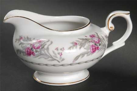 Saratoga (Red & Gray Flowers) Creamer