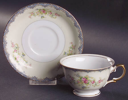 Seneca Blue Footed Cup & Saucer Set