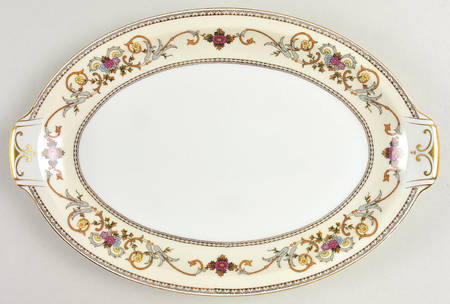 Wheeling (Japan) 12" Oval Serving Platter