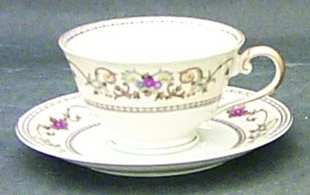 Wheeling (Japan) Footed Cup & Saucer Set