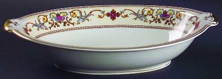 Wheeling (Japan) 11" Oval Vegetable Bowl