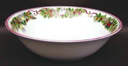 All The Days of Christmas 9" Round Vegetable Bowl
