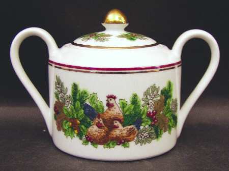 All The Days of Christmas Sugar Bowl & Lid