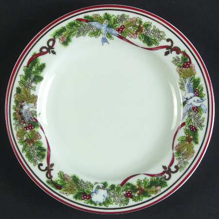 All The Days of Christmas Bread & Butter Plate