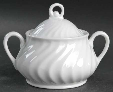 Arctic Snow Sugar Bowl & Lid