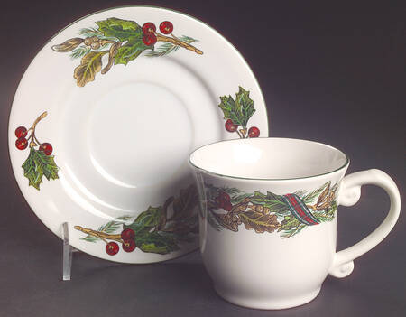 Garland Flat Cup & Saucer Set
