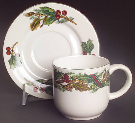 Garland Flat Cup & Saucer Set