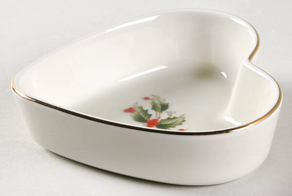 Holly Dessert Bowl