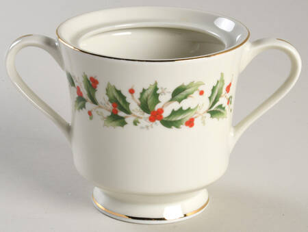 Holly Sugar Bowl No Lid
