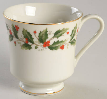 Holly Footed Cup
