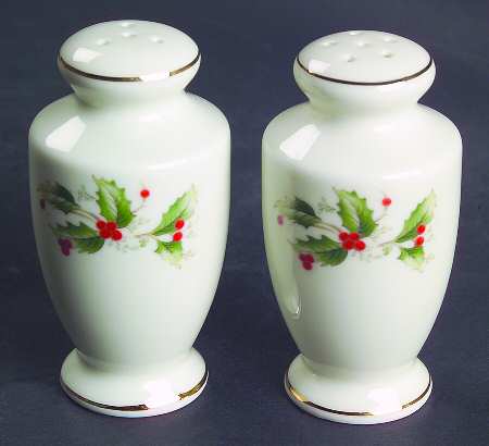Holly Salt & Pepper Set by Royal Gallery