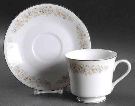 Irene Footed Cup & Saucer Set