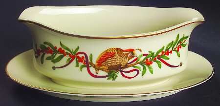Queensberry Gravy Boat with Attached Underplate
