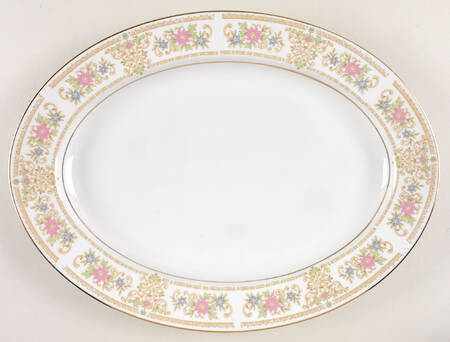 Roxbury 14" Oval Serving Platter by Royal Gallery