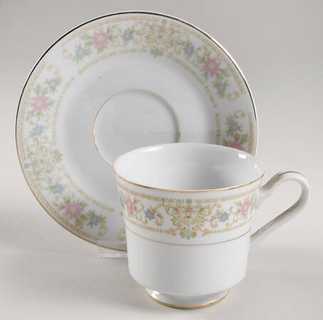 Roxbury Footed Cup & Saucer Set