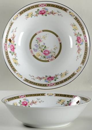 Spring Garden 9" Round Vegetable Bowl