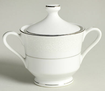 Winter Snow Sugar Bowl & Lid