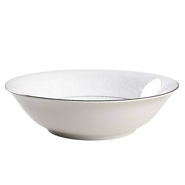 Winter Snow 9" Round Vegetable Bowl