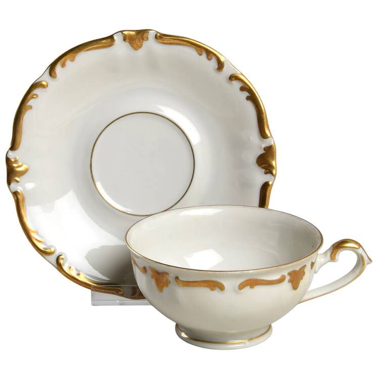 Duchess Footed Cup & Saucer Set
