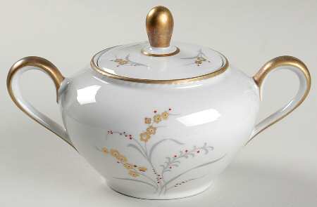 Golden Fantasy Sugar Bowl & Lid