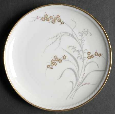 Golden Fantasy Bread & Butter Plate